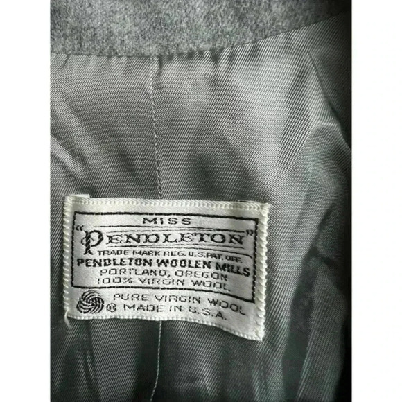 Miss‎ Pendleton 100% Virgin Wool Blazer Jacket - Picture 5 of 6